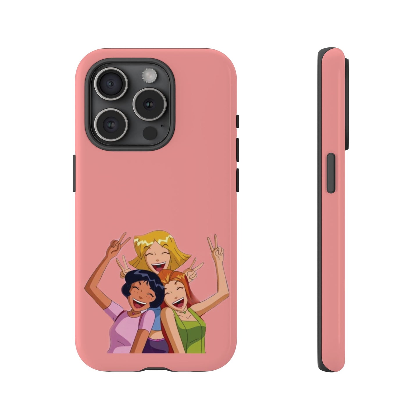 Playful Friendship Phone Case, Cute Girls Phone Cover, Tough Phone Case, Unique Tech Accessory, Gift for Friends, Fun Personalized Case