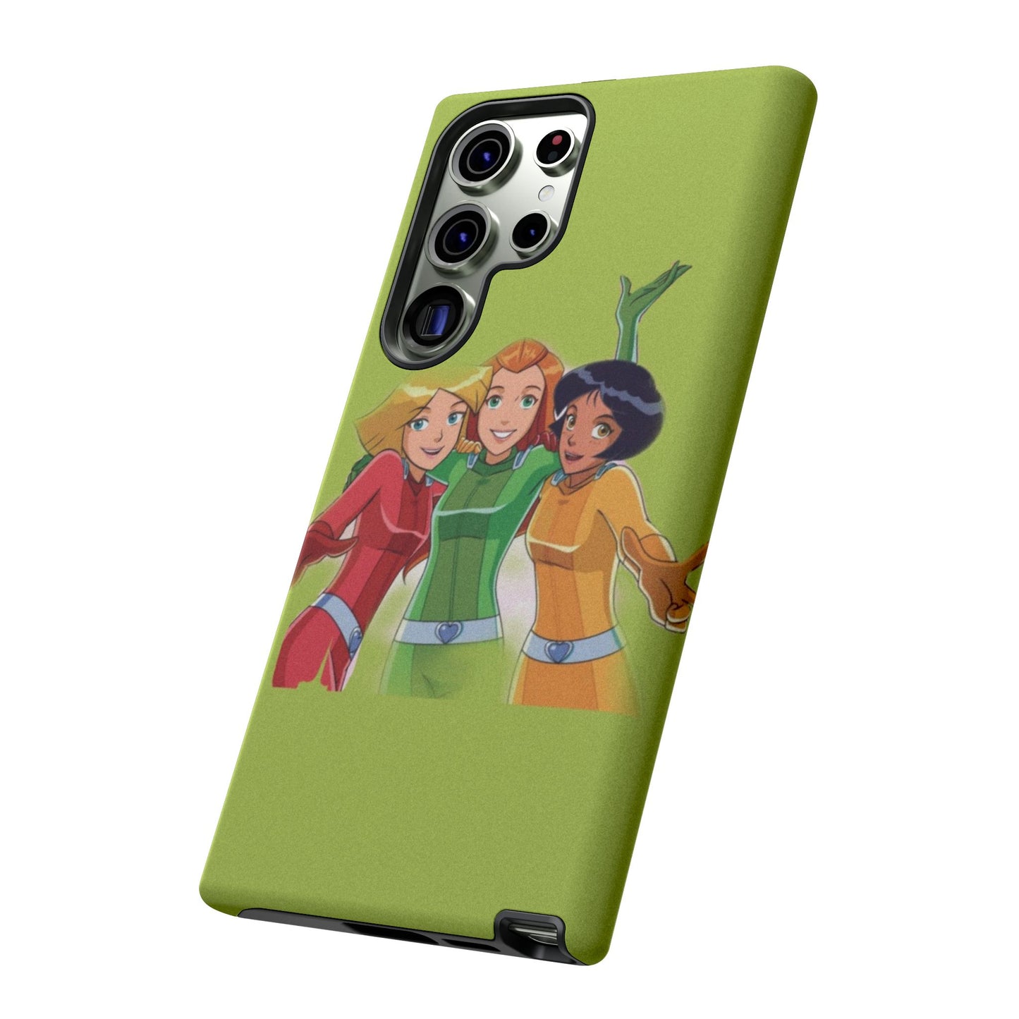 Sassy Phone Case for Tough Girls, Fun Active Protection Cover, Cartoon Friendship, Gift for Teens, Eco-friendly Mobile Accessory