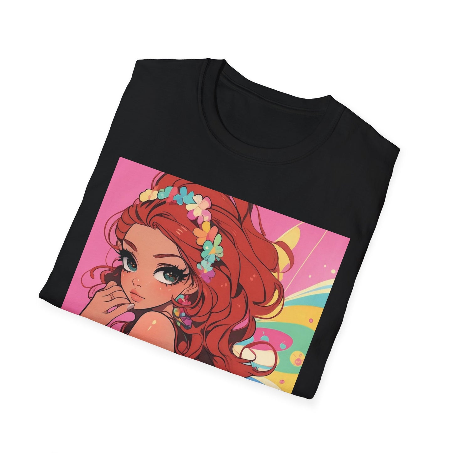 Whimsical Fairy Graphic Unisex T-Shirt, Fun Summer Apparel, Unique Gift for Her, Fairy Lover Outfit, Colorful T-Shirt for Festivals