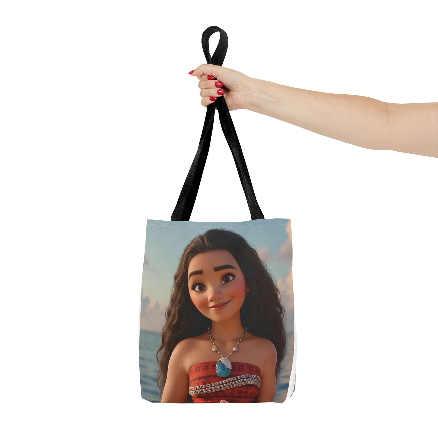 Moana-Inspired Tote Bag, Stylish Beach Tote, Gen Z Fashion, Vacation Accessory, Gift for Disney Lovers, Eco-Friendly Bag