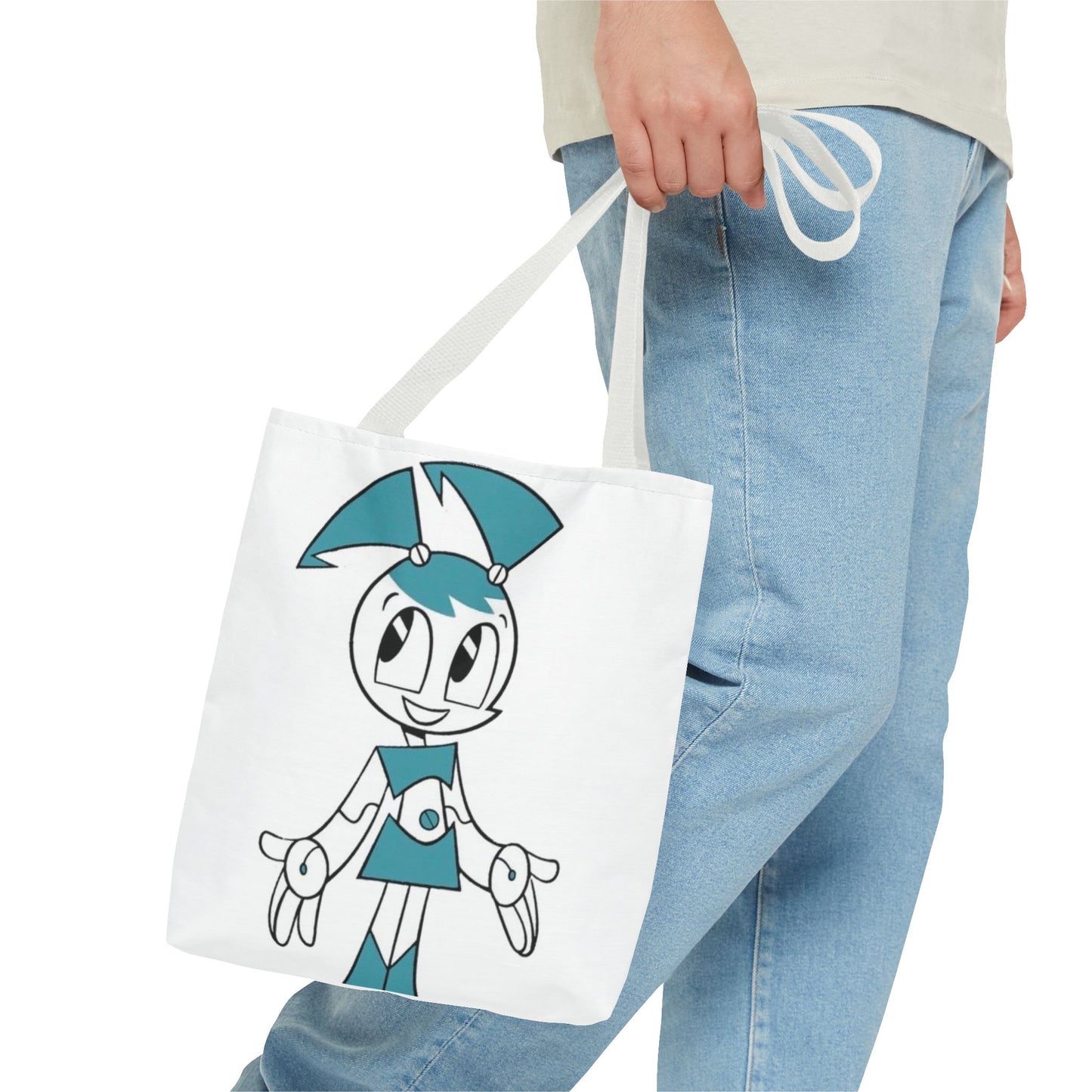 Teen Cartoon Character Tote Bag, Cute Tote for Everyday Use, Stylish Eco-Friendly Bag, School Bag, Gift for Cartoon Lovers