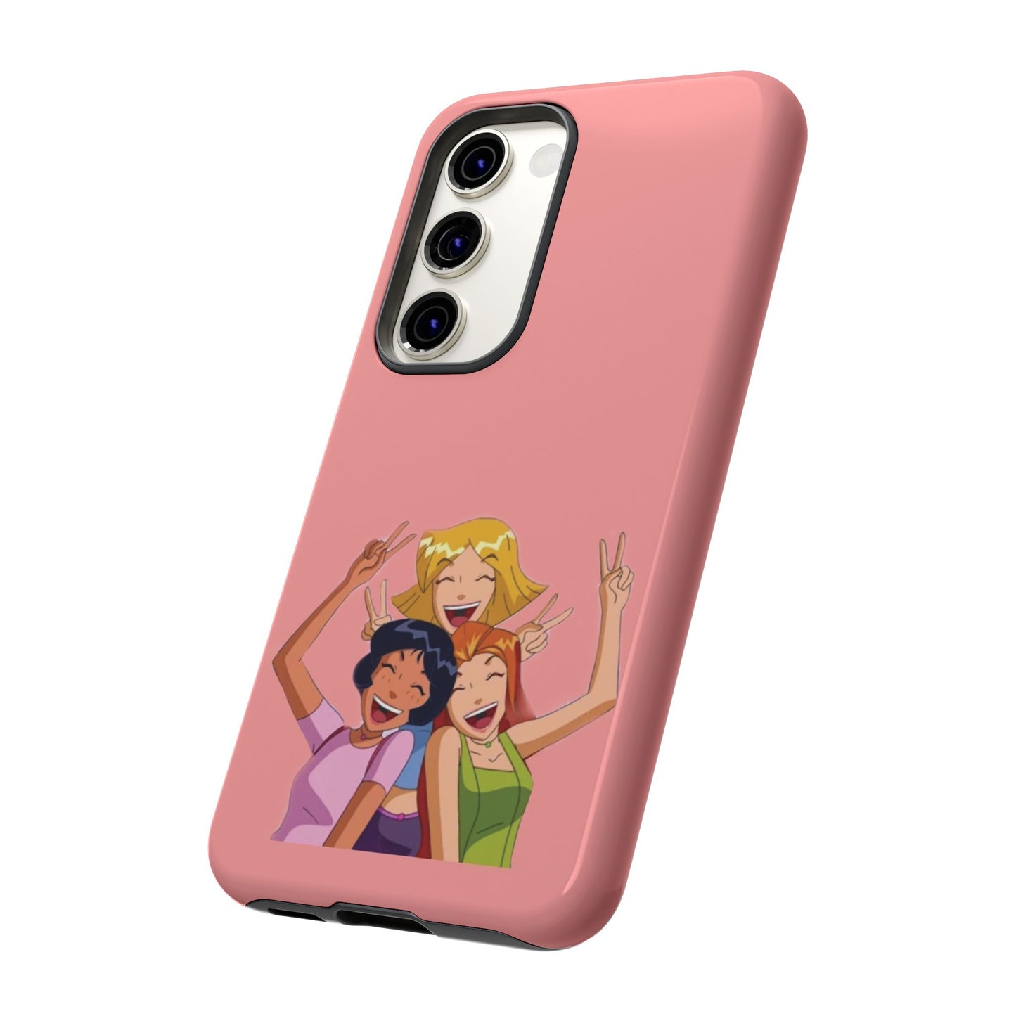 Playful Friendship Phone Case, Cute Girls Phone Cover, Tough Phone Case, Unique Tech Accessory, Gift for Friends, Fun Personalized Case