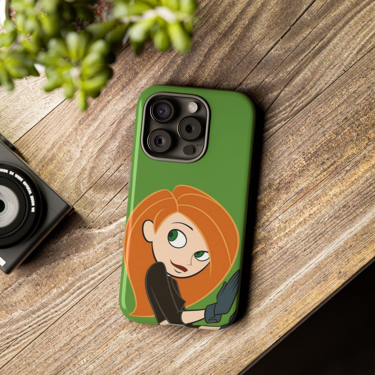Kim Possible Phone Case, Tough Cases for Teens, Cartoon Accessories, Gift for Her, Pop Culture Merchandise, Fun Tech Gear