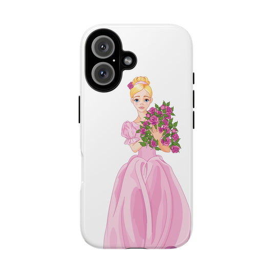 Cinderella Floral Phone Case, Tough Cases for Disney Fans, Cute Protection, Gift for Her, Magical Accessories, Fantasy Design