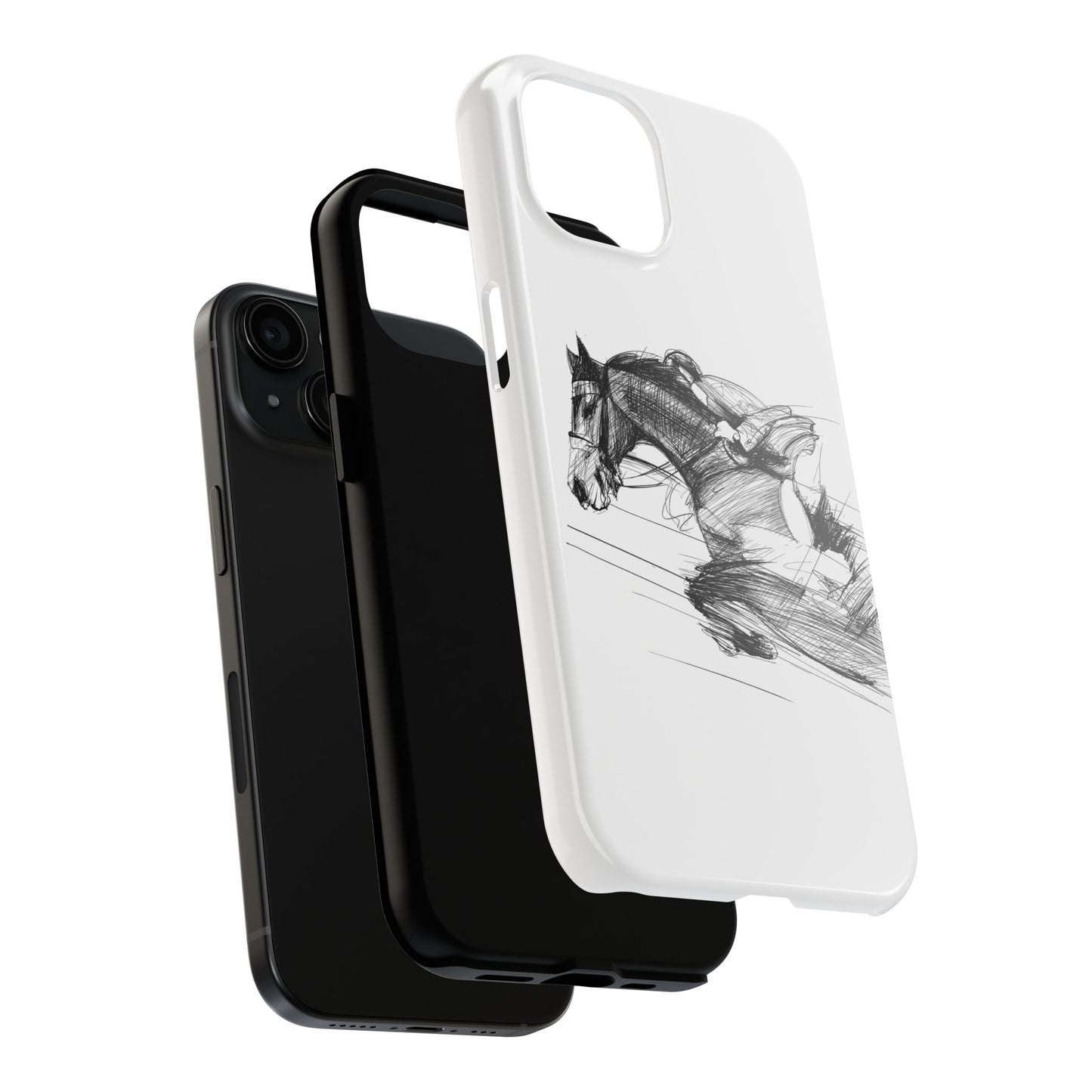 Stylish Horseback Riding Phone Case - Durable Tough Cases for Equestrians, Gift Idea for Horse Lovers, Unique Phone Accessory, [...]