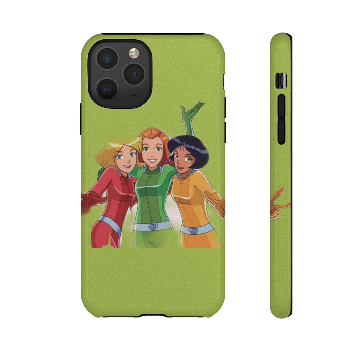 Sassy Phone Case for Tough Girls, Fun Active Protection Cover, Cartoon Friendship, Gift for Teens, Eco-friendly Mobile Accessory