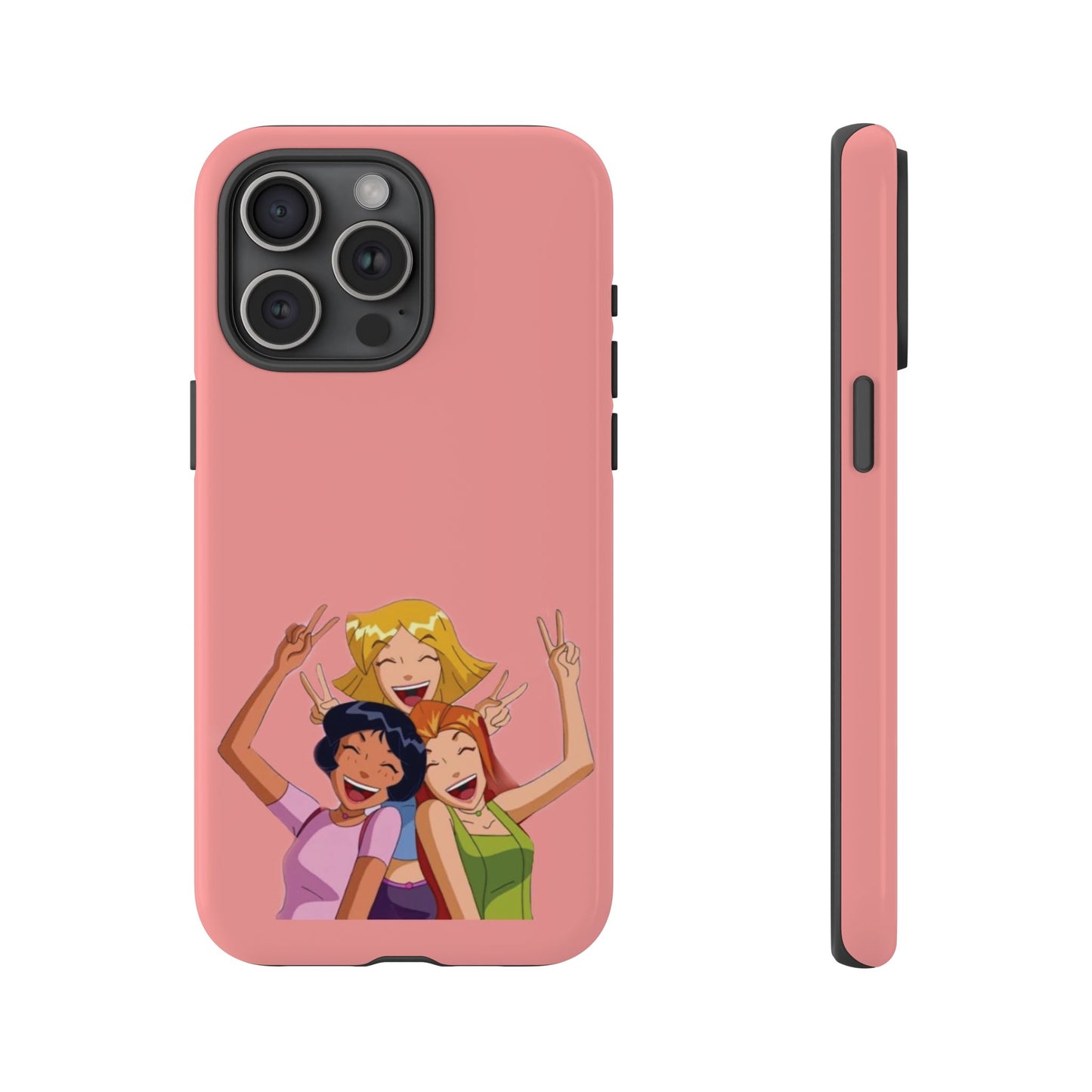 Playful Friendship Phone Case, Cute Girls Phone Cover, Tough Phone Case, Unique Tech Accessory, Gift for Friends, Fun Personalized Case