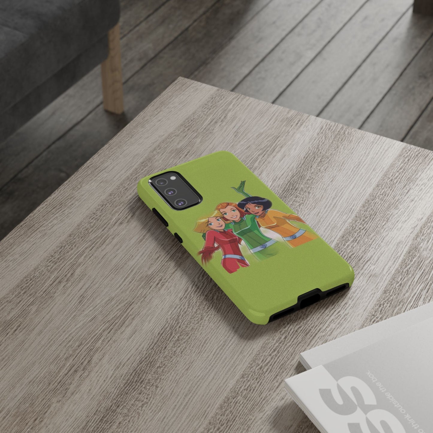 Sassy Phone Case for Tough Girls, Fun Active Protection Cover, Cartoon Friendship, Gift for Teens, Eco-friendly Mobile Accessory