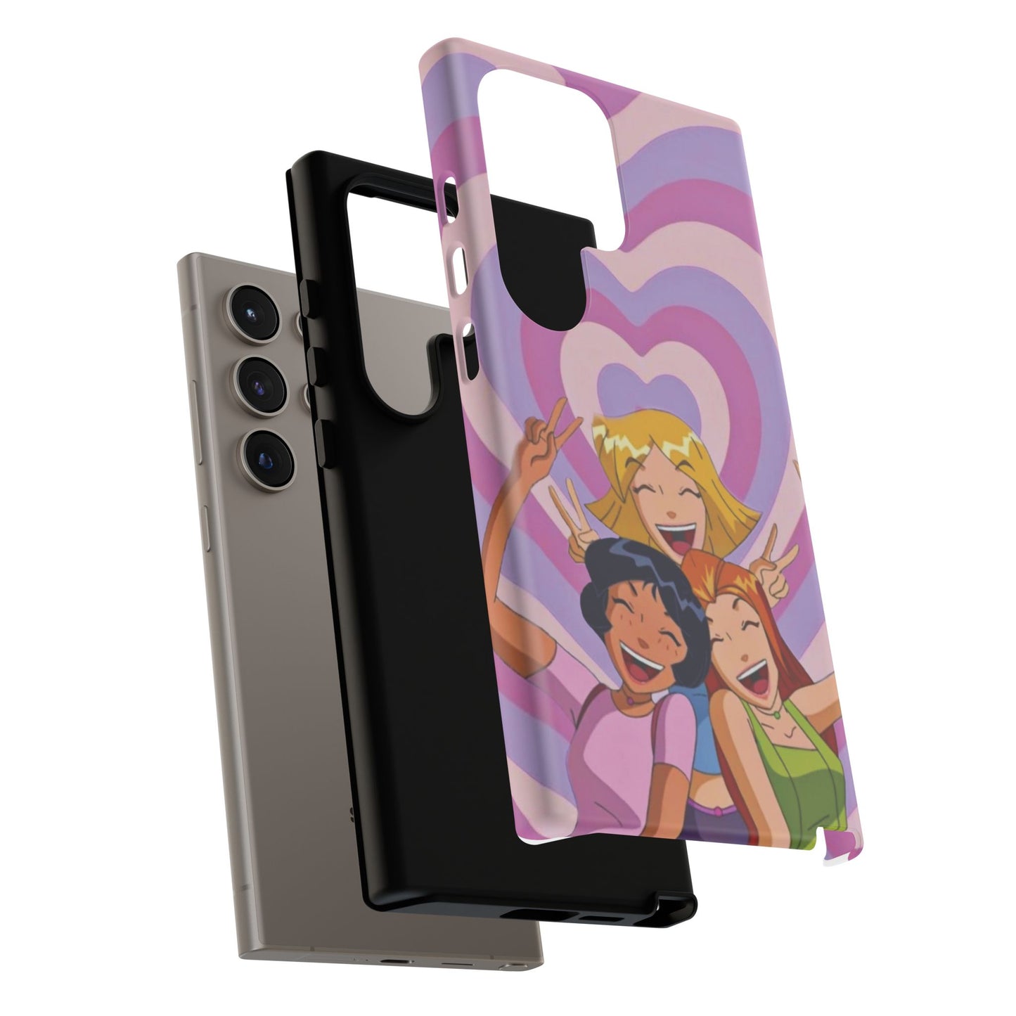Colorful Phone Case with Cheerful Design, Fun Accessories, Gift for Teens, Trendy Tech Cover, Girls' Birthday Present