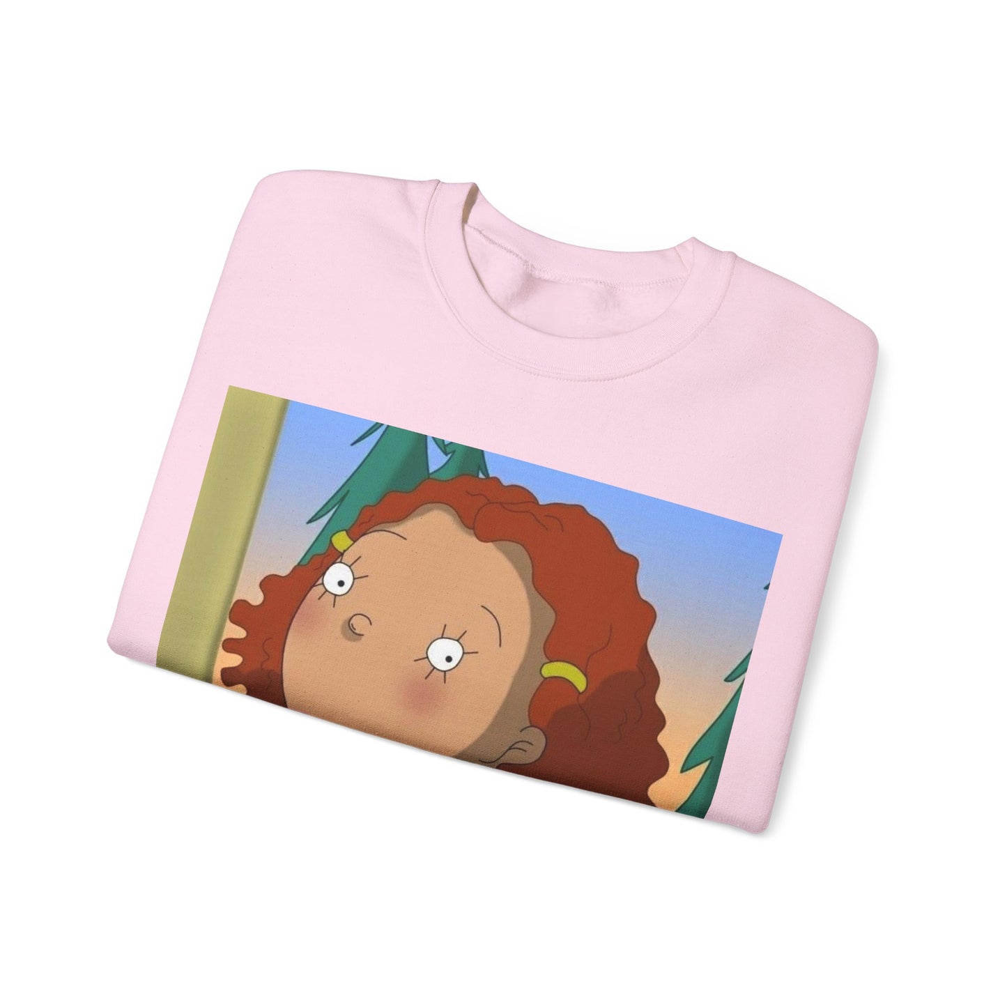 Trendy Cartoon Sweatshirt - Cozy Unisex Crewneck with Playful Character Design, Perfect for Casual Outings, Holidays & Gifts
