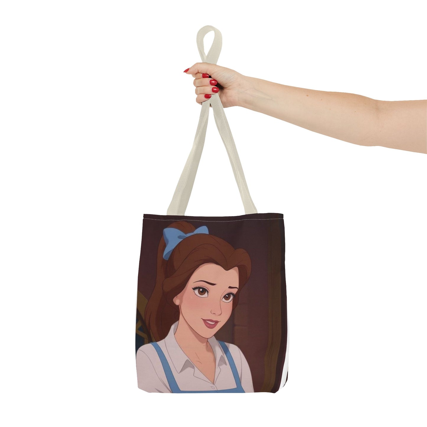 Belle Inspired Tote Bag - Disney Fan Gift, AOP Print, Versatile Carry-All Bag, Ideal for Shopping, Beach, or Daily Use