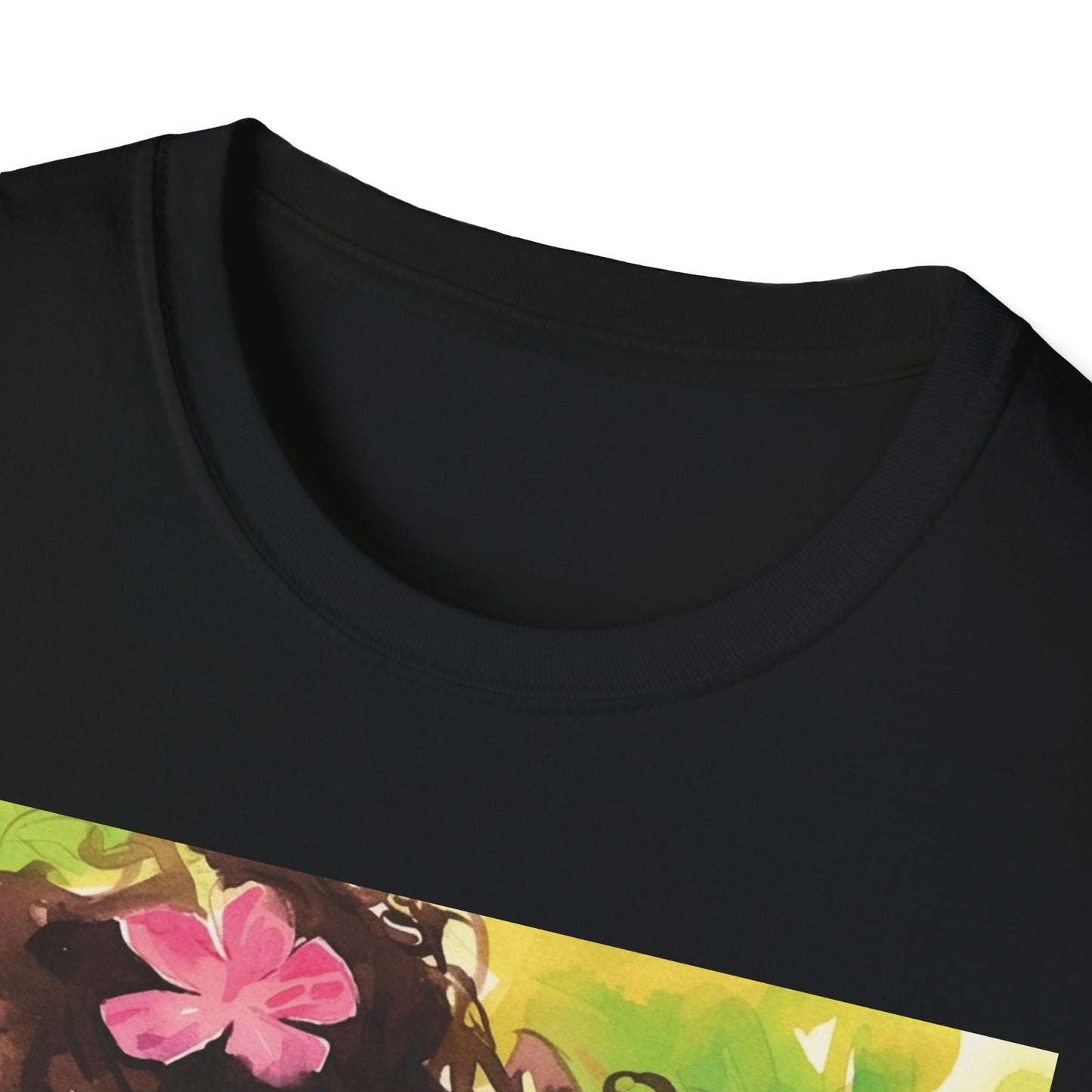 Bohemian Floral T-Shirt, Artistic Tee, Gift for Her, Summer Fashion, Casual Wear, Aesthetic Top, Nature Lover's Tee