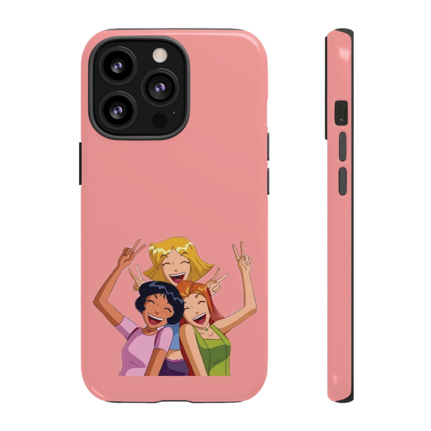 Playful Friendship Phone Case, Cute Girls Phone Cover, Tough Phone Case, Unique Tech Accessory, Gift for Friends, Fun Personalized Case