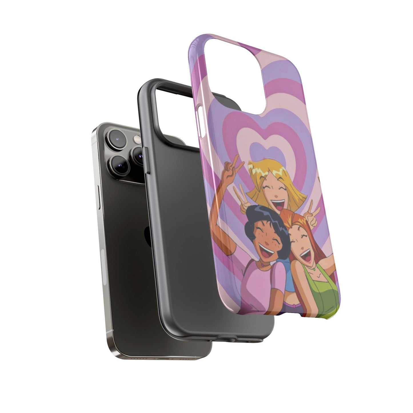Colorful Phone Case with Cheerful Design, Fun Accessories, Gift for Teens, Trendy Tech Cover, Girls' Birthday Present