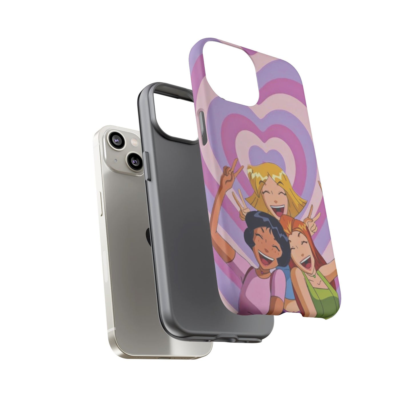Colorful Phone Case with Cheerful Design, Fun Accessories, Gift for Teens, Trendy Tech Cover, Girls' Birthday Present