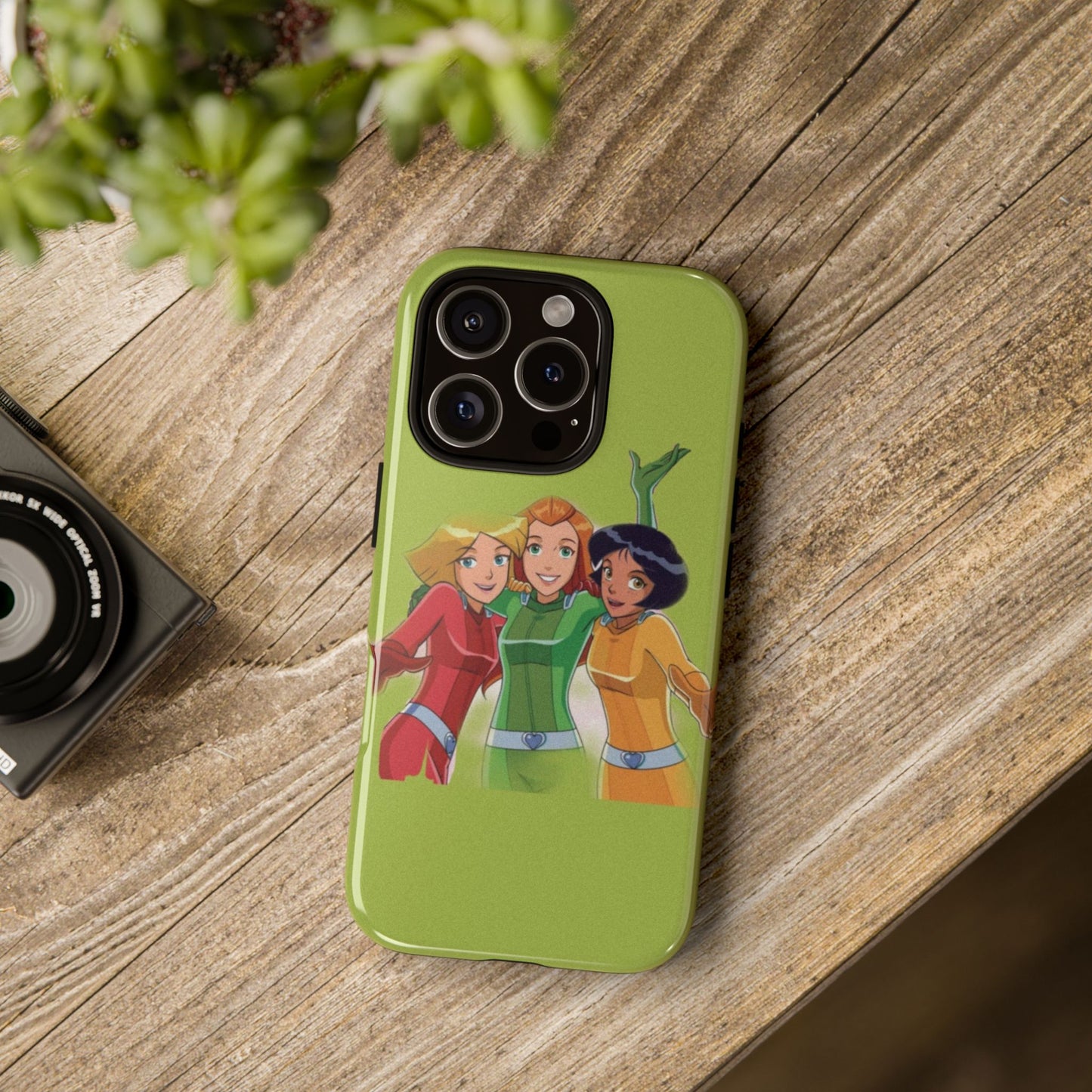 Sassy Phone Case for Tough Girls, Fun Active Protection Cover, Cartoon Friendship, Gift for Teens, Eco-friendly Mobile Accessory