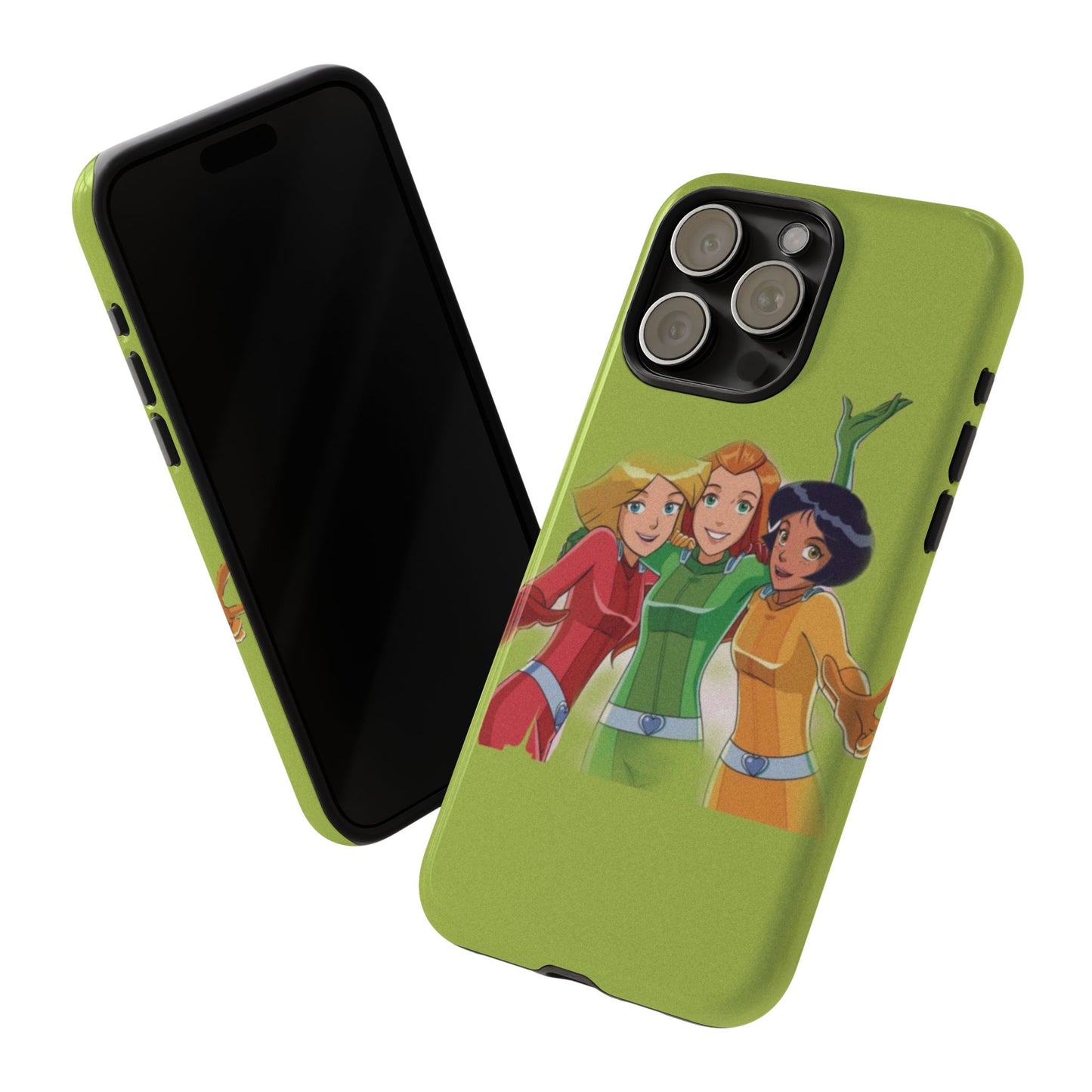 Sassy Phone Case for Tough Girls, Fun Active Protection Cover, Cartoon Friendship, Gift for Teens, Eco-friendly Mobile Accessory