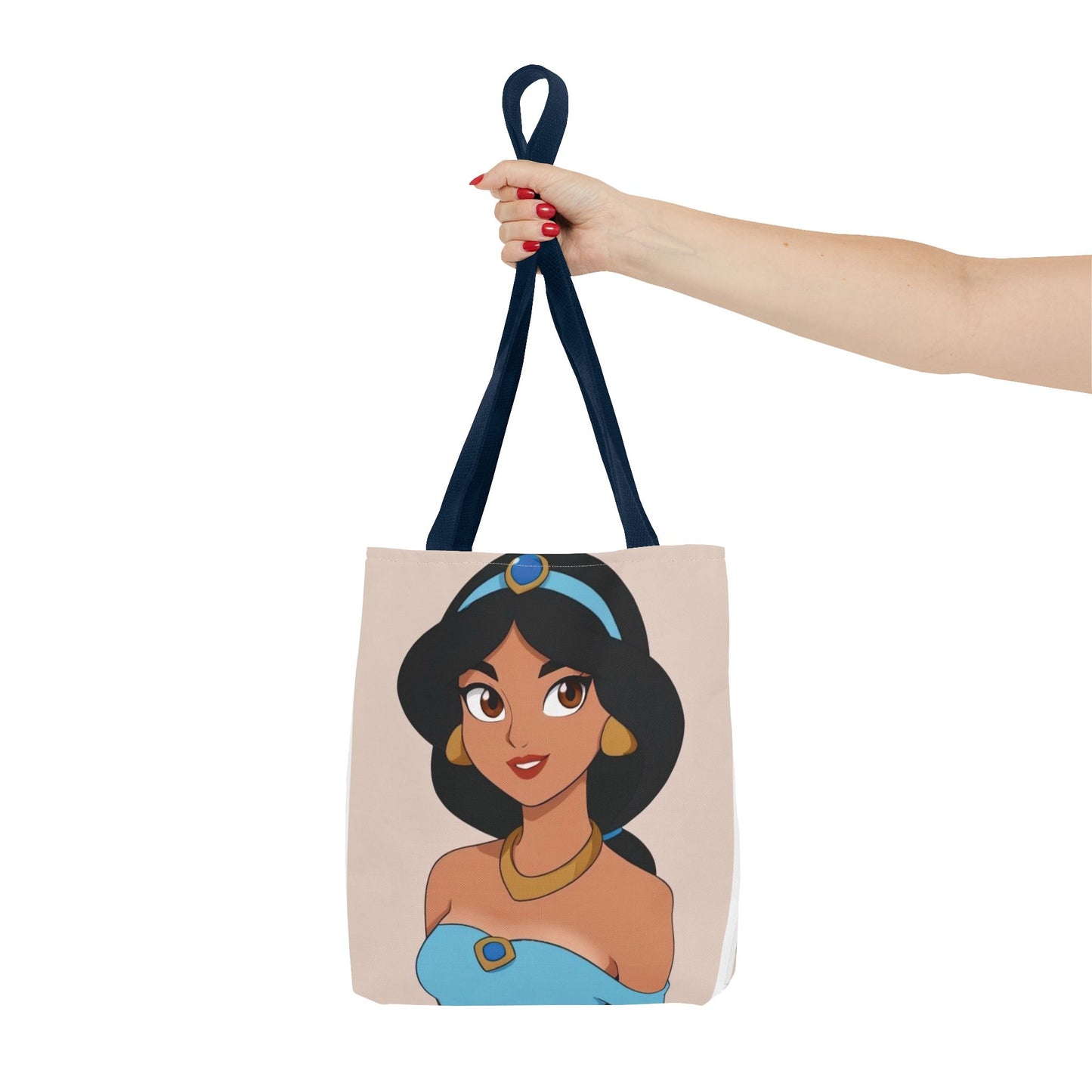 Princess Jasmine AOP Tote Bag | Stylish Tote for Everyday Use, Disney Fan Gift, Travel Bag, Grocery Shopping, Beach Bag