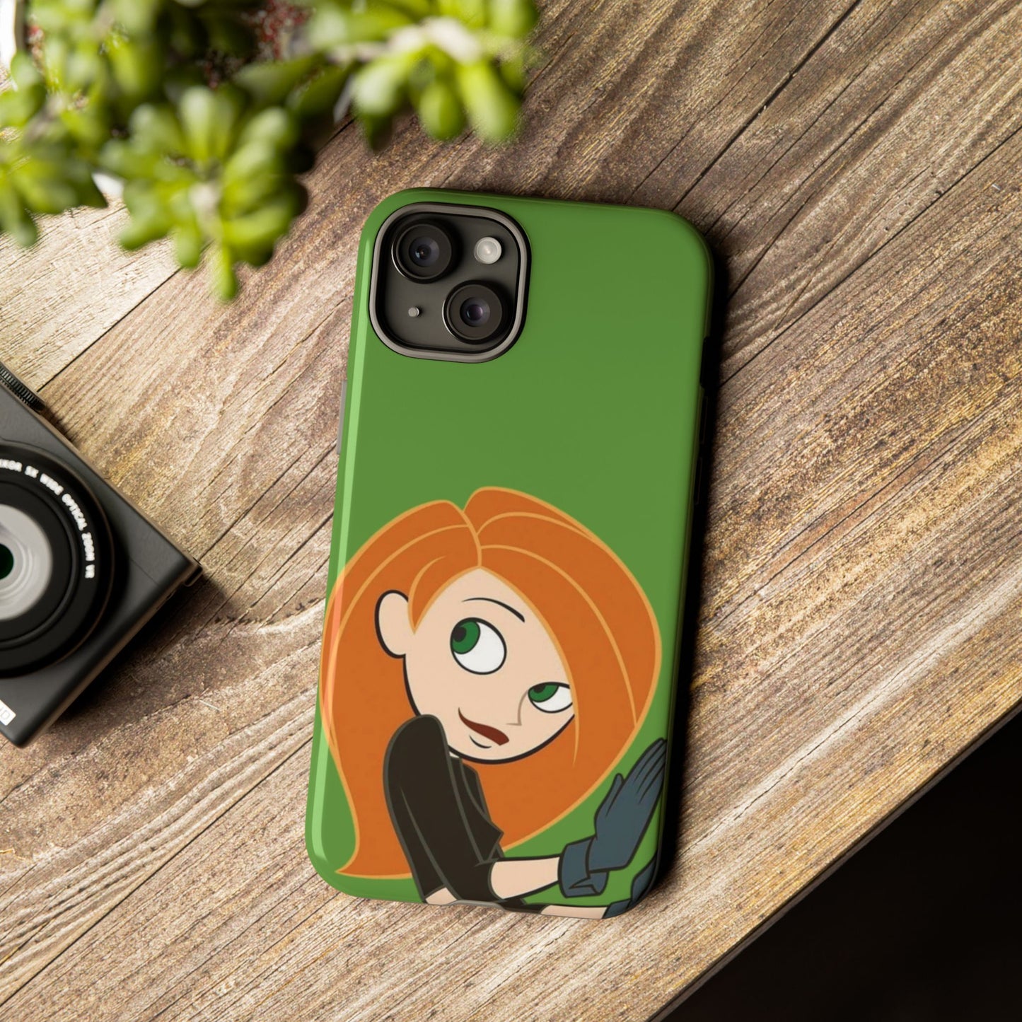 Kim Possible Phone Case, Tough Cases for Teens, Cartoon Accessories, Gift for Her, Pop Culture Merchandise, Fun Tech Gear