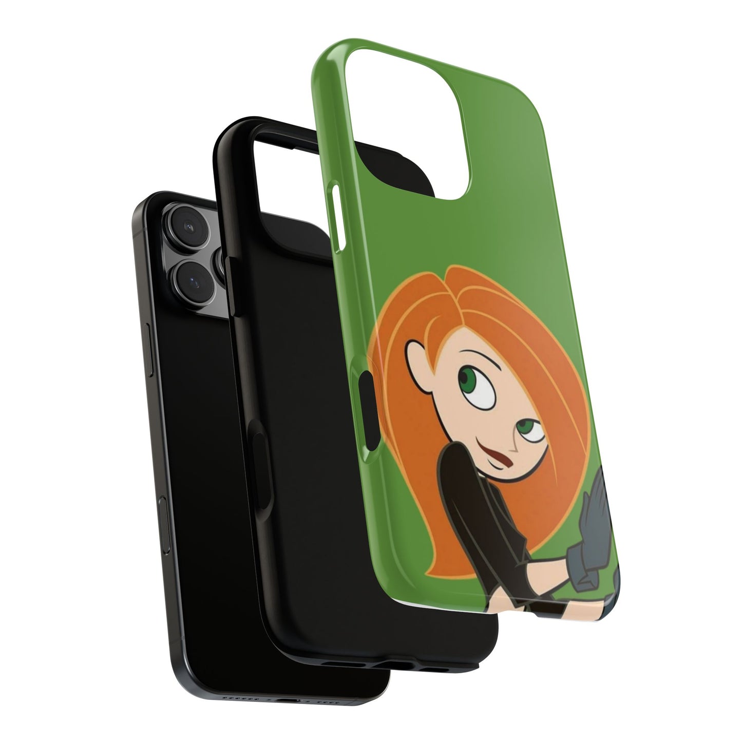 Kim Possible Phone Case, Tough Cases for Teens, Cartoon Accessories, Gift for Her, Pop Culture Merchandise, Fun Tech Gear