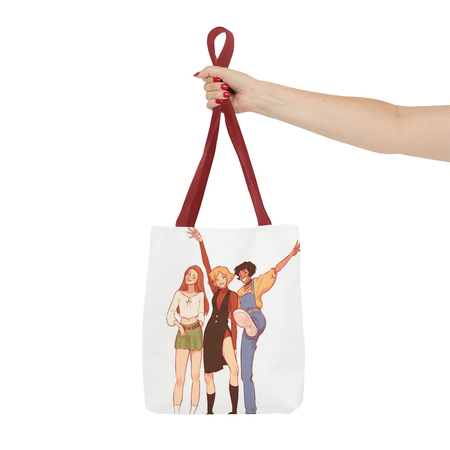 Trendy Tote Bag with Fun Character Design, Stylish Reusable Shopping Bag, Eco-Friendly Gift for Friends, Perfect for Everyday Use, [...]