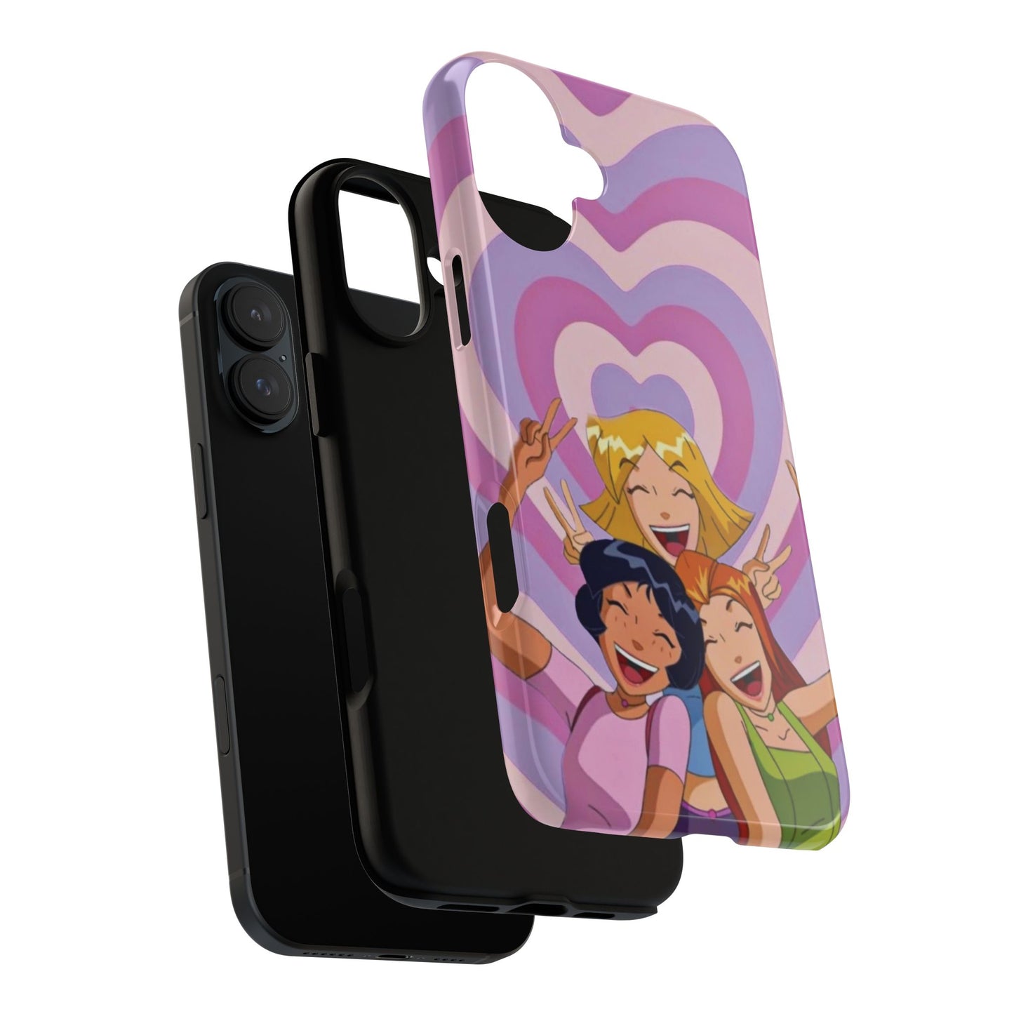 Colorful Phone Case with Cheerful Design, Fun Accessories, Gift for Teens, Trendy Tech Cover, Girls' Birthday Present