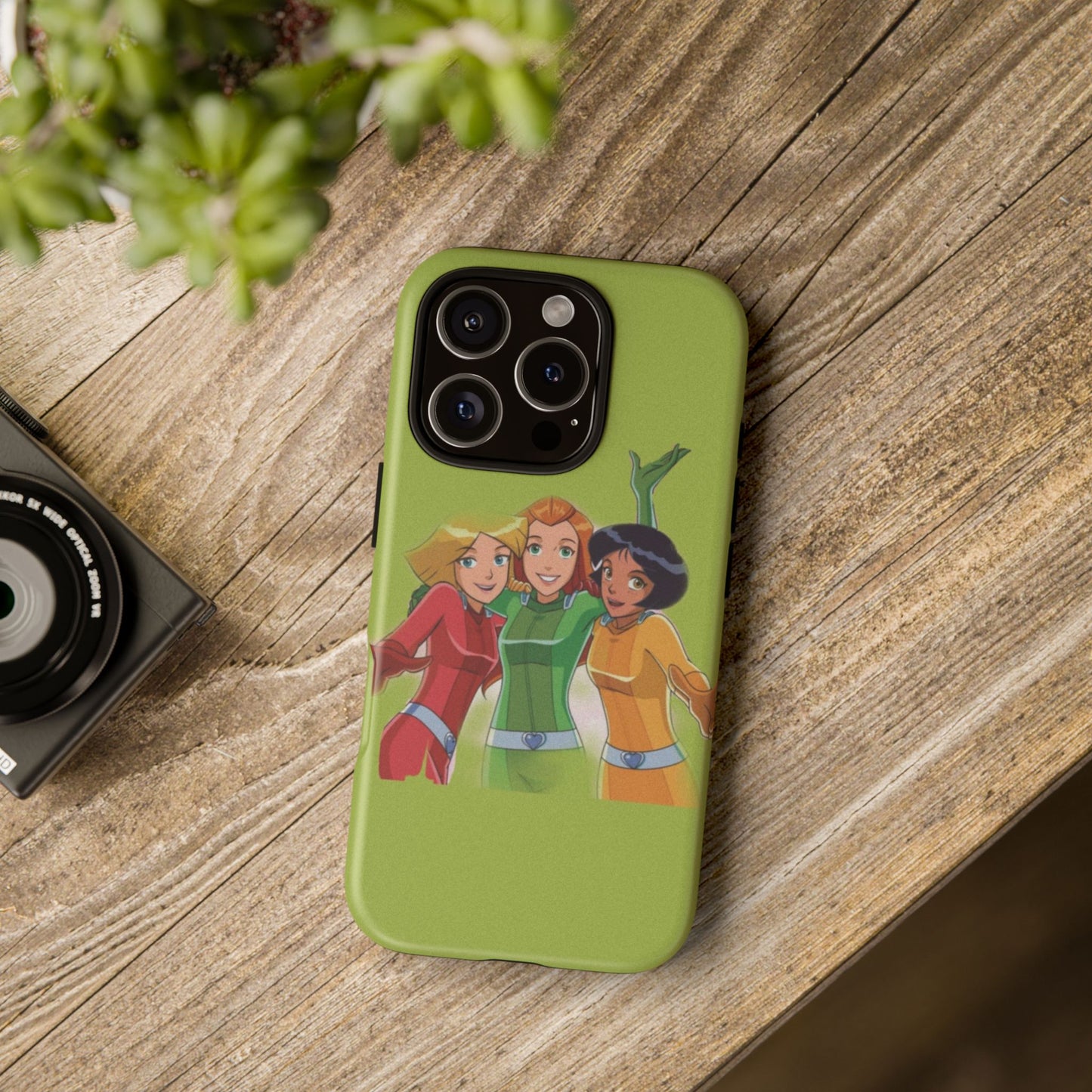 Sassy Phone Case for Tough Girls, Fun Active Protection Cover, Cartoon Friendship, Gift for Teens, Eco-friendly Mobile Accessory