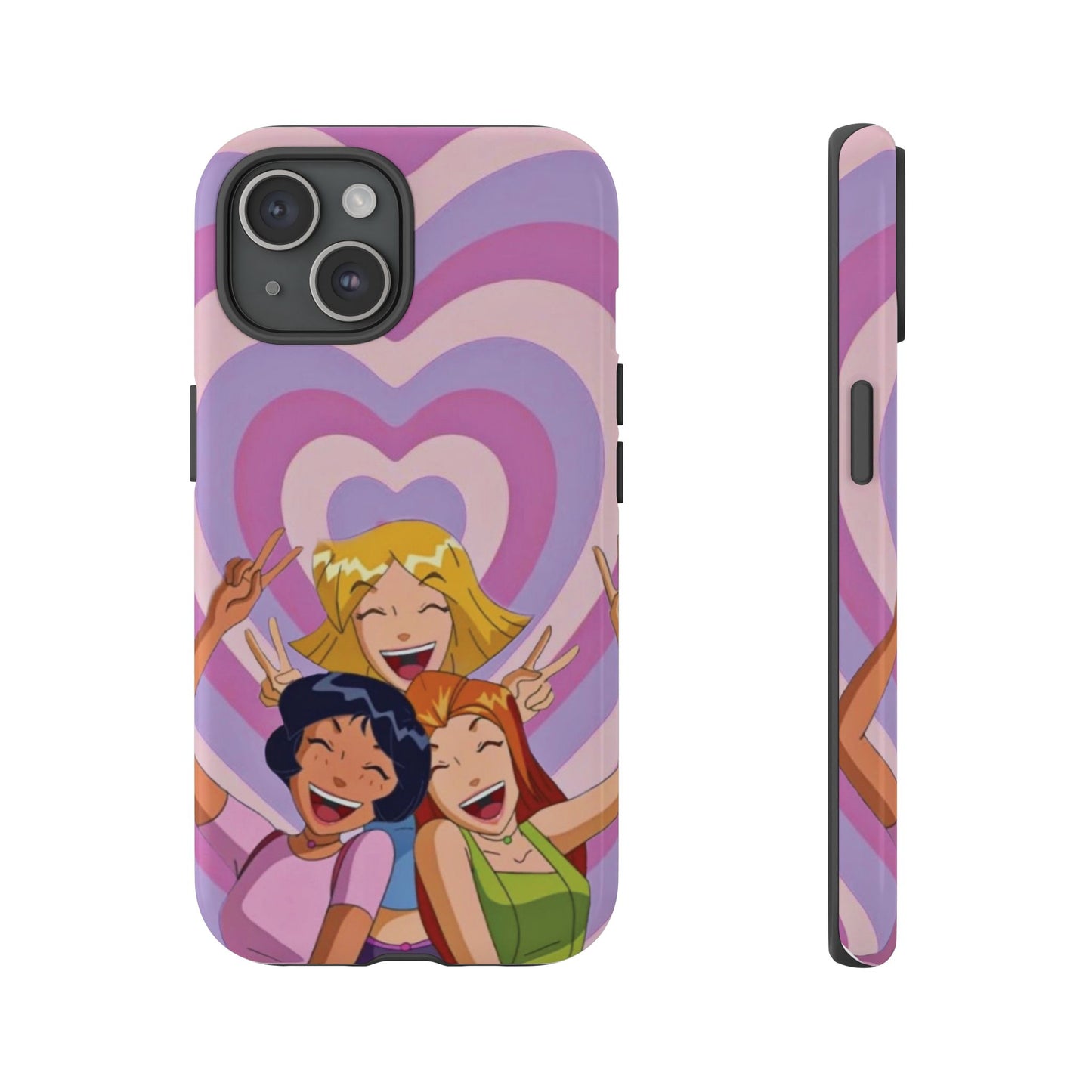 Colorful Phone Case with Cheerful Design, Fun Accessories, Gift for Teens, Trendy Tech Cover, Girls' Birthday Present