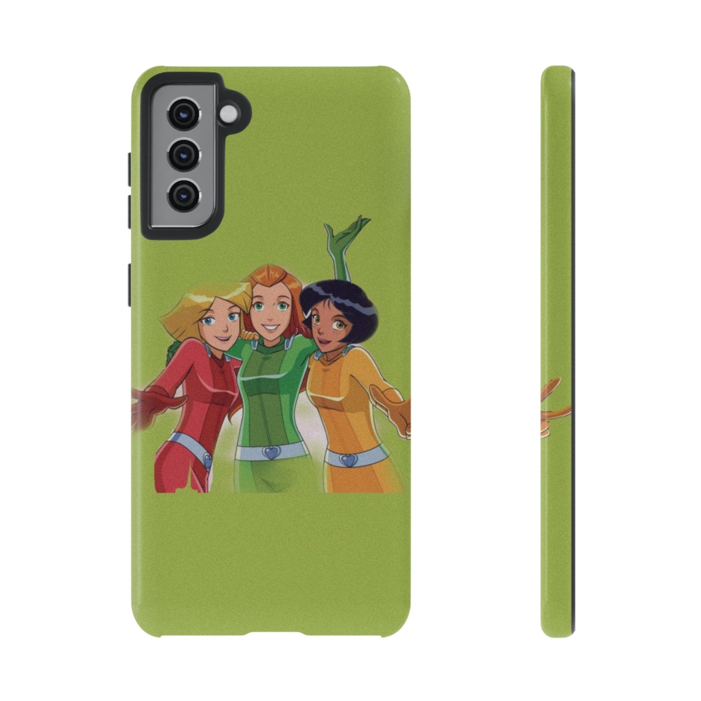 Sassy Phone Case for Tough Girls, Fun Active Protection Cover, Cartoon Friendship, Gift for Teens, Eco-friendly Mobile Accessory