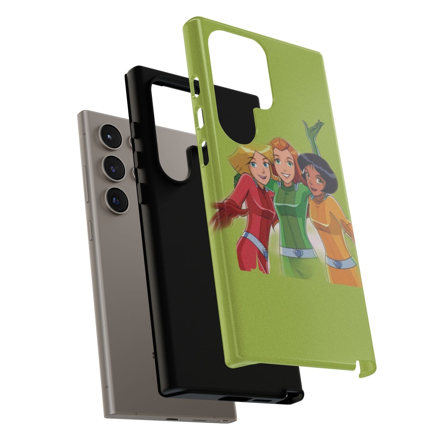 Sassy Phone Case for Tough Girls, Fun Active Protection Cover, Cartoon Friendship, Gift for Teens, Eco-friendly Mobile Accessory