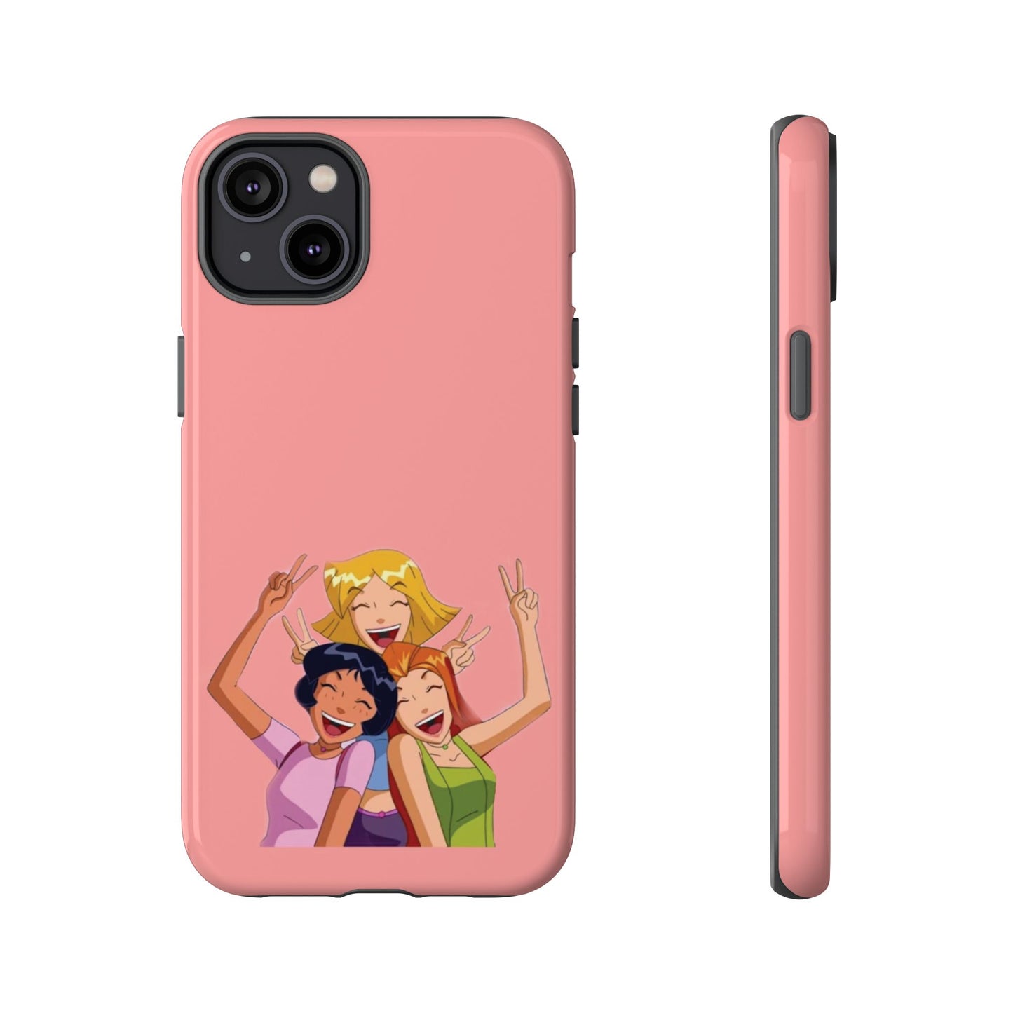 Playful Friendship Phone Case, Cute Girls Phone Cover, Tough Phone Case, Unique Tech Accessory, Gift for Friends, Fun Personalized Case