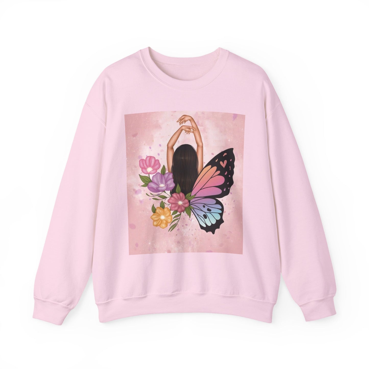 Floral Butterfly Crewneck Sweatshirt - Boho Style, Gift for Her, Cozy Fall Apparel, Perfect for Birthdays, Casual Wear, Inspirational [...]
