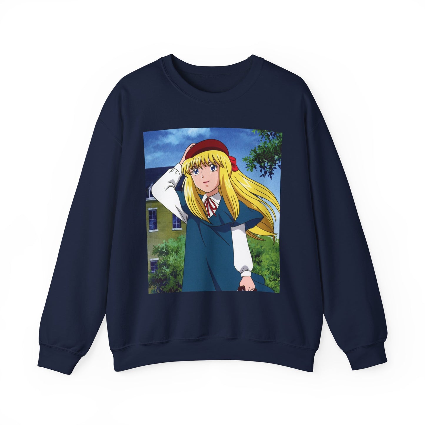 Anime-Inspired Unisex Crewneck Sweatshirt, Cozy Gift for Fans, Casual Wear, Everyday Comfort, Art Collector's Apparel