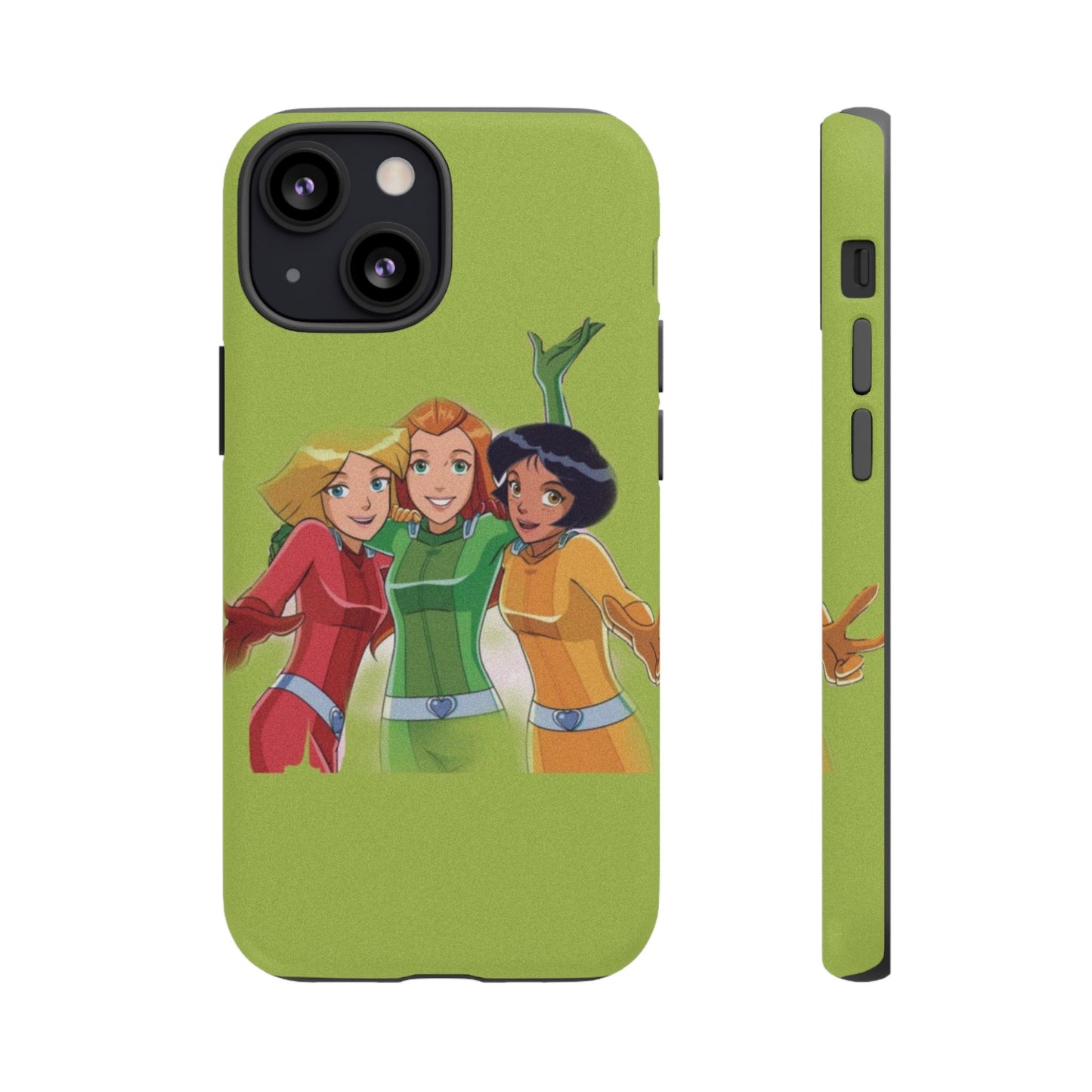 Sassy Phone Case for Tough Girls, Fun Active Protection Cover, Cartoon Friendship, Gift for Teens, Eco-friendly Mobile Accessory