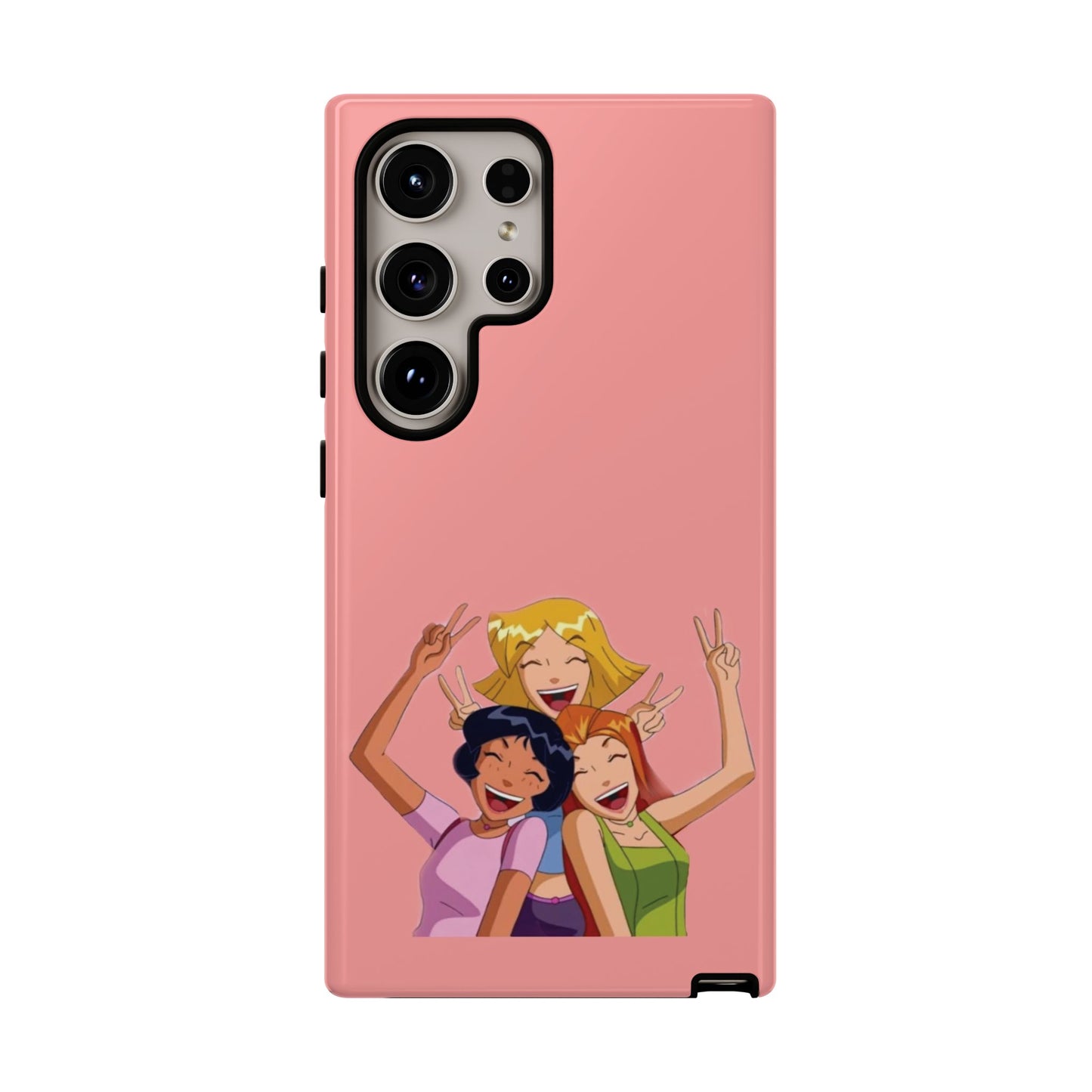 Playful Friendship Phone Case, Cute Girls Phone Cover, Tough Phone Case, Unique Tech Accessory, Gift for Friends, Fun Personalized Case