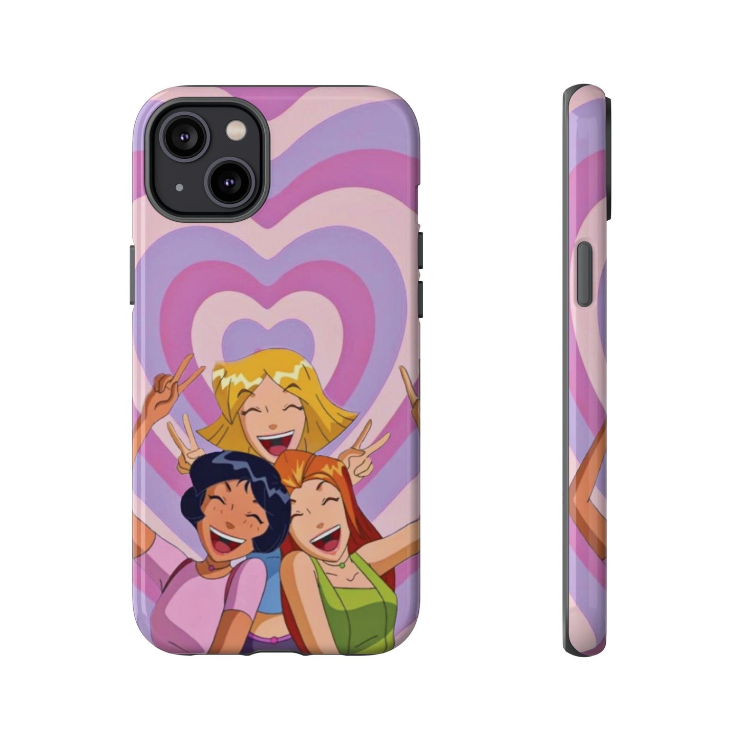 Colorful Phone Case with Cheerful Design, Fun Accessories, Gift for Teens, Trendy Tech Cover, Girls' Birthday Present