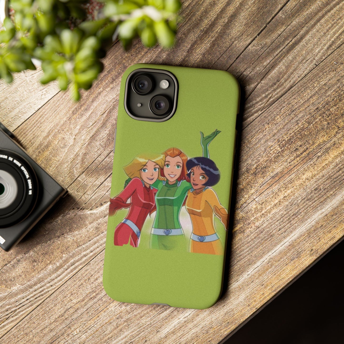 Sassy Phone Case for Tough Girls, Fun Active Protection Cover, Cartoon Friendship, Gift for Teens, Eco-friendly Mobile Accessory