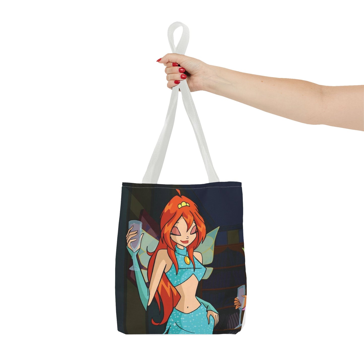 Fairy Princess Tote Bag | AOP Floral Shopper | Magic Gift for Her | Fairy Lover Essential | Eco-Friendly Style