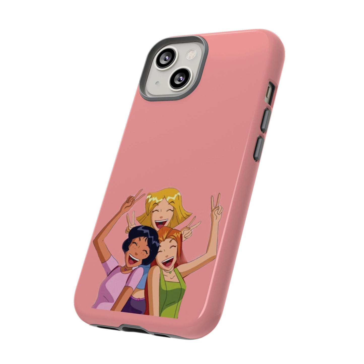 Playful Friendship Phone Case, Cute Girls Phone Cover, Tough Phone Case, Unique Tech Accessory, Gift for Friends, Fun Personalized Case