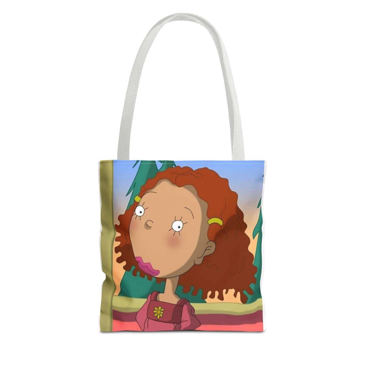 Whimsical Character Tote Bag, Fun Shopping Bag, Everyday Use, Eco-Friendly Gift, Unique Art, Novelty Accessory, Cartoon Lover's Bag