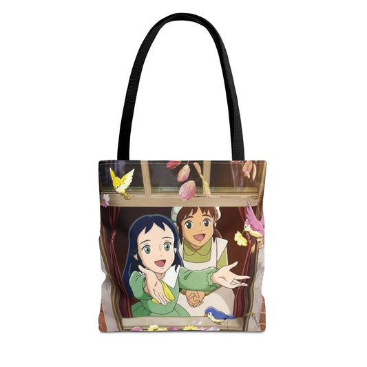 Anime-Inspired Tote Bag, Perfect for Gift Giving, Everyday Use, Eco-Friendly, Shopping, Library