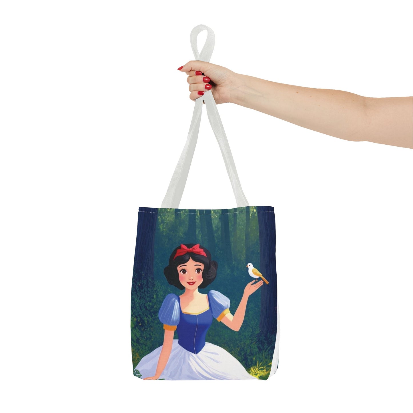 Snow White Forest Tote Bag - Whimsical, Fairy Tale Design, Perfect for Kids and Adults, Eco-Friendly, Great for Shopping & Gifts