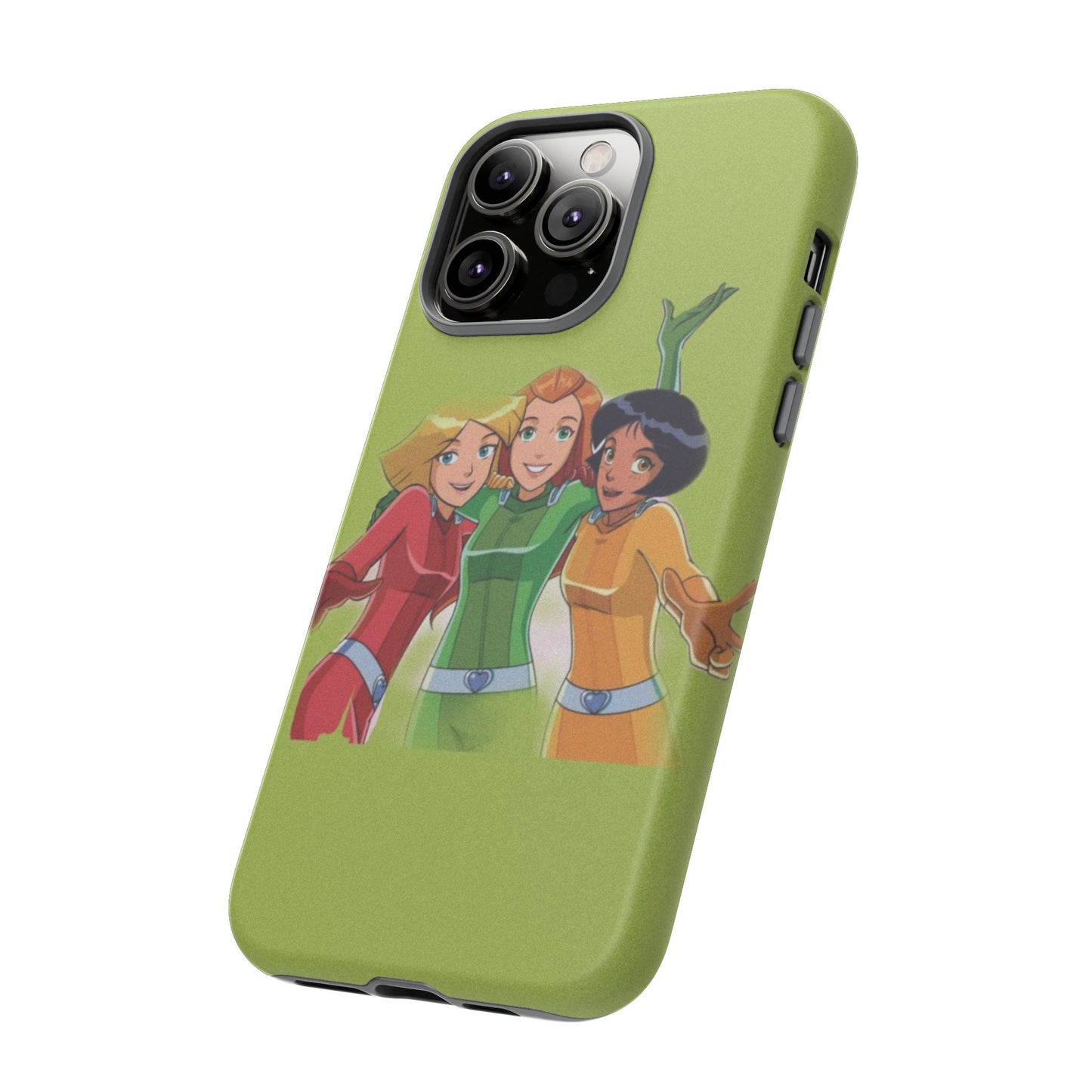 Sassy Phone Case for Tough Girls, Fun Active Protection Cover, Cartoon Friendship, Gift for Teens, Eco-friendly Mobile Accessory