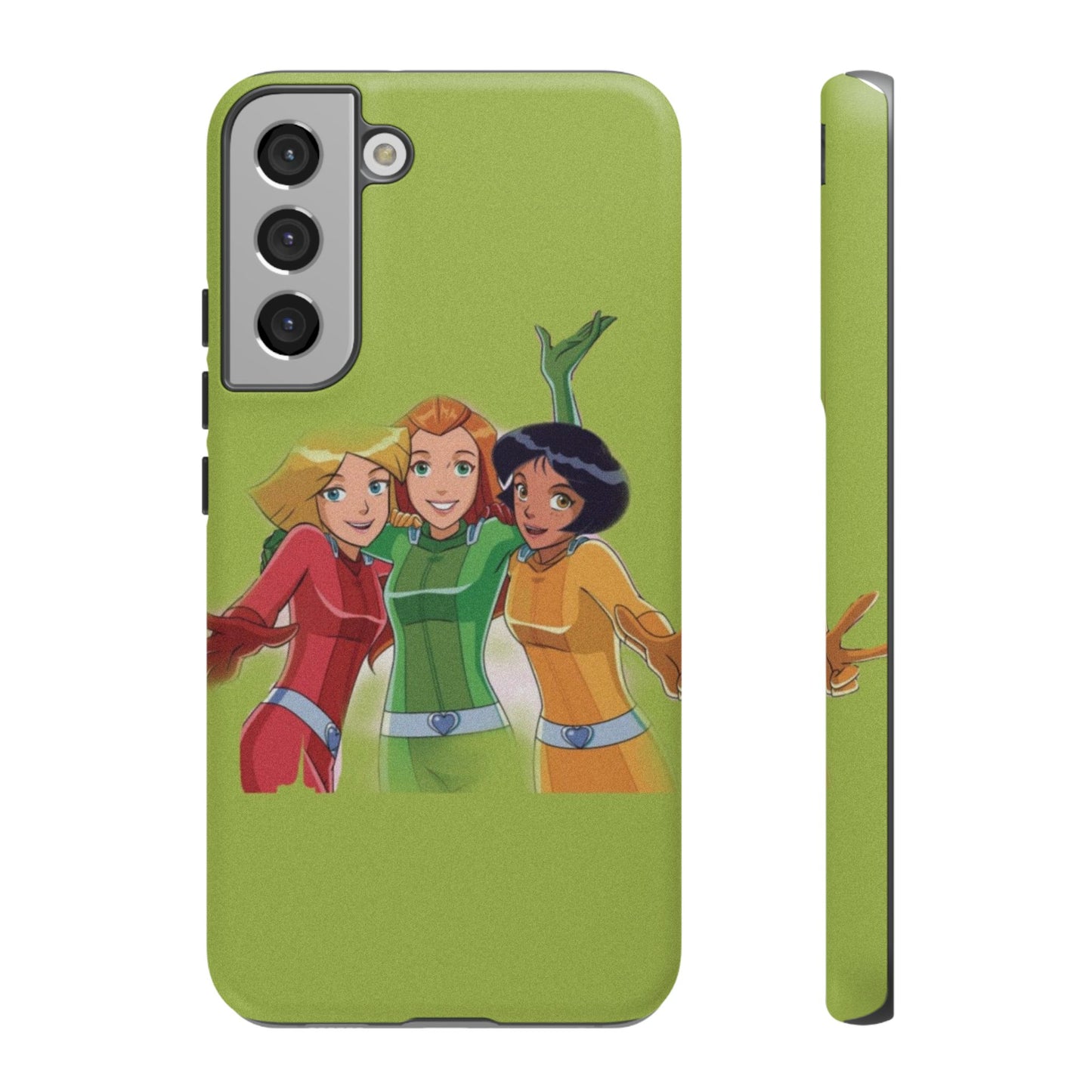 Sassy Phone Case for Tough Girls, Fun Active Protection Cover, Cartoon Friendship, Gift for Teens, Eco-friendly Mobile Accessory
