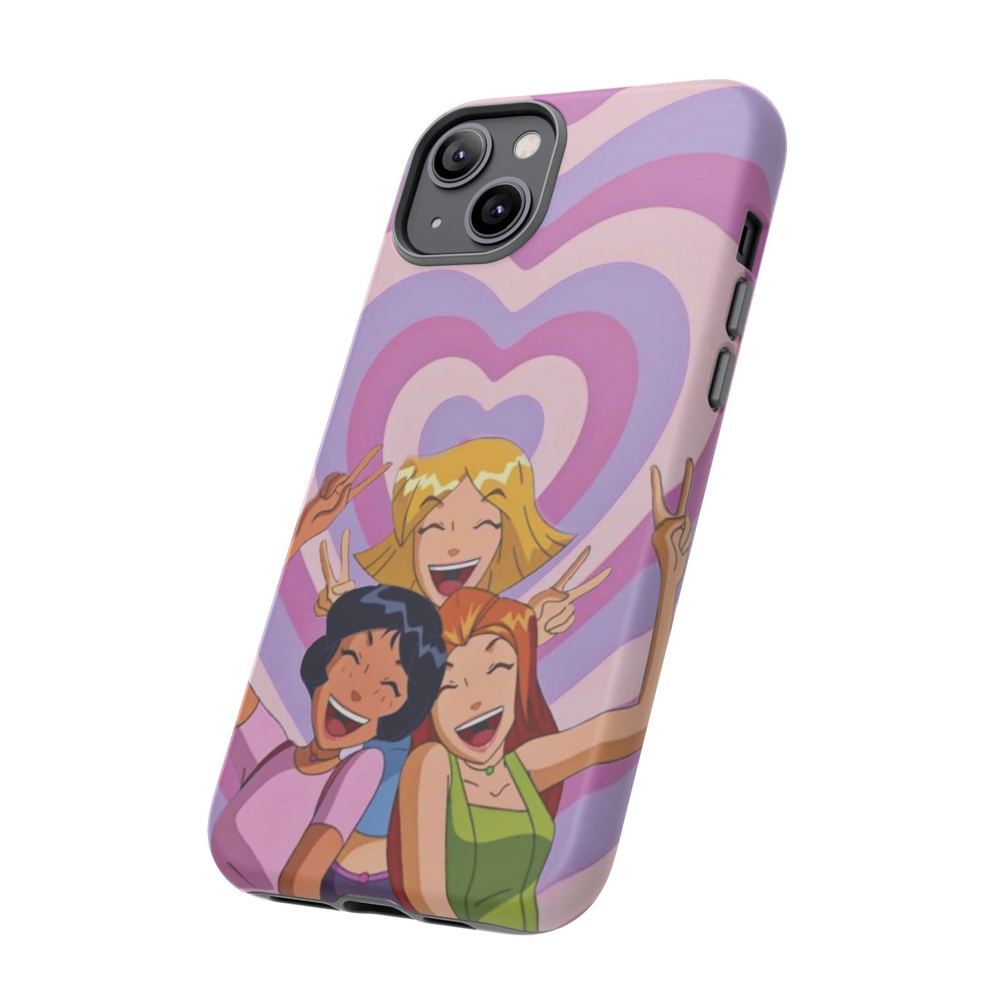 Colorful Phone Case with Cheerful Design, Fun Accessories, Gift for Teens, Trendy Tech Cover, Girls' Birthday Present